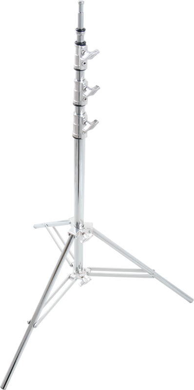 The Midi-Max Baby Kit Stand is a solid and robust stand made of chrome plated steel and ideally suited for multiple applications. This 3 riser