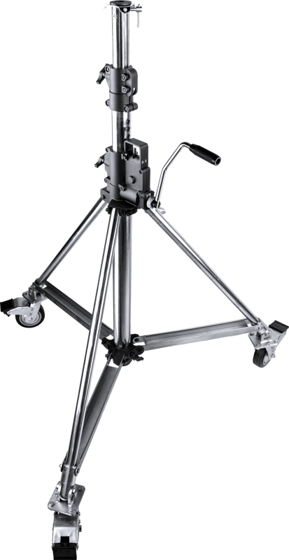 Features a mechanical lifting assist with a hand-crank and an auto-locking safety system that enables a single operator to lift heavy loads with precision and confidence.