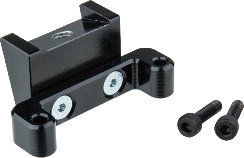This monitor bracket is compatible with the ARRI WCU-4 Wireless Compact Unit. Designed for easily mounting to the top or bottom of the WCU-4 with two bolts (included) and attaches to on-board monitors with any accessory. Comes with a 1/4in-20 male thread.