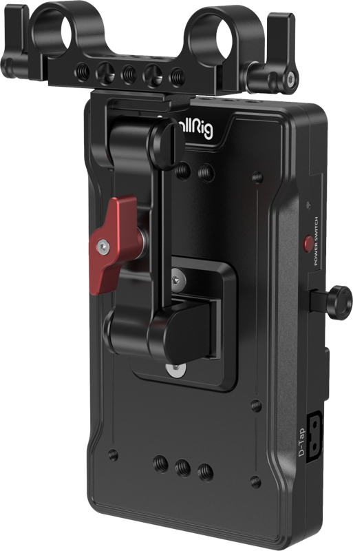 Can quickly mount onto a 15mm LWS rod system. This item features a standard V-mount