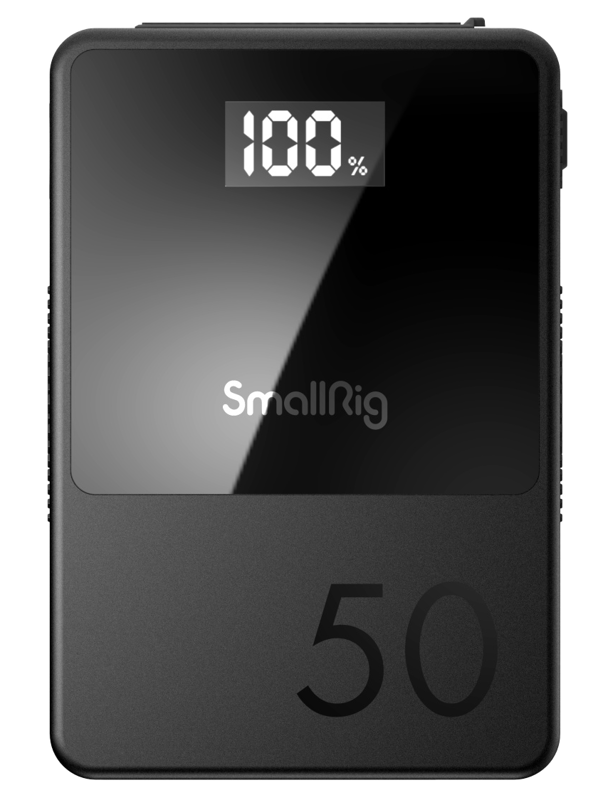 About 70% of the size of a normal V-mount battery