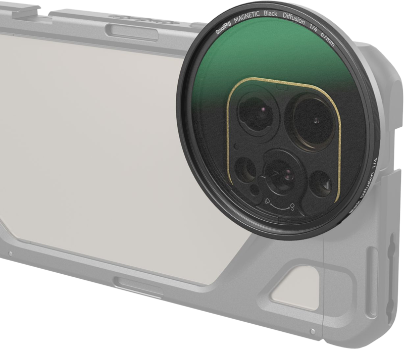 Through the utilization of a black mist filter