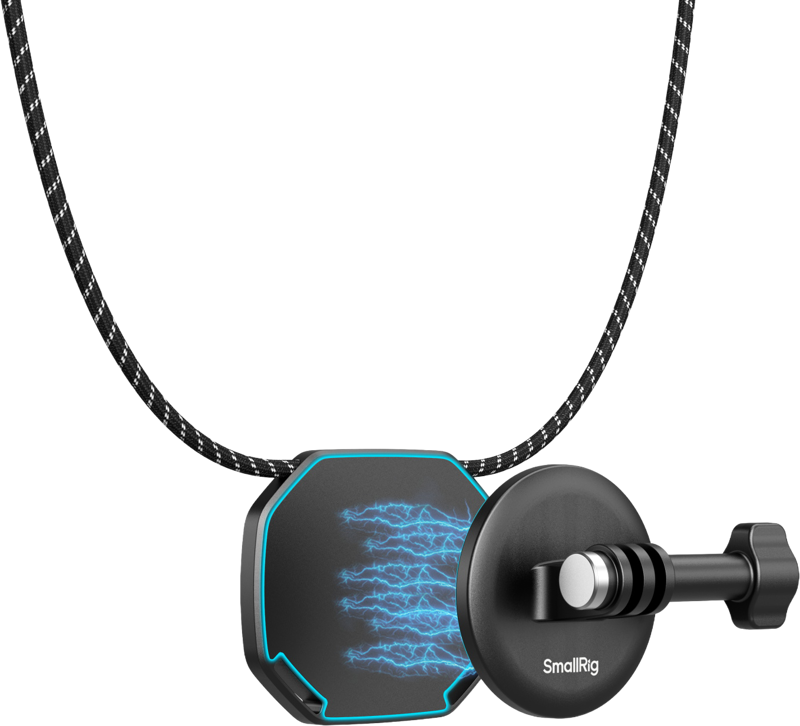 Designed for first-person perspective shooting with action cameras. This innovative mounting solution features a magnetic base that allows you to mount the camera onto any metal surface for stable multi-angle shooting.