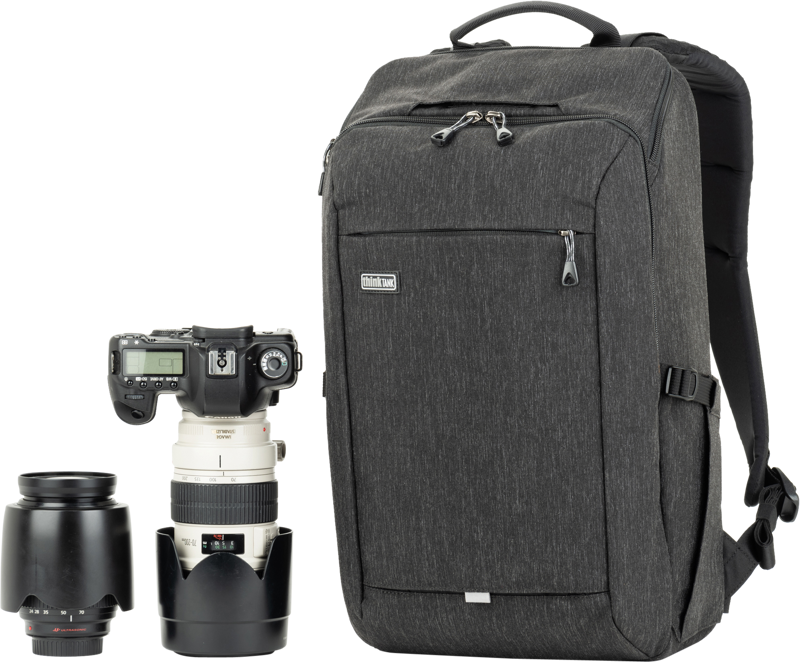 The BackStory Backpacks with a rear-panel opening offers complete access to your gear while a top panel provides quick access to your camera and speeds your workflow.