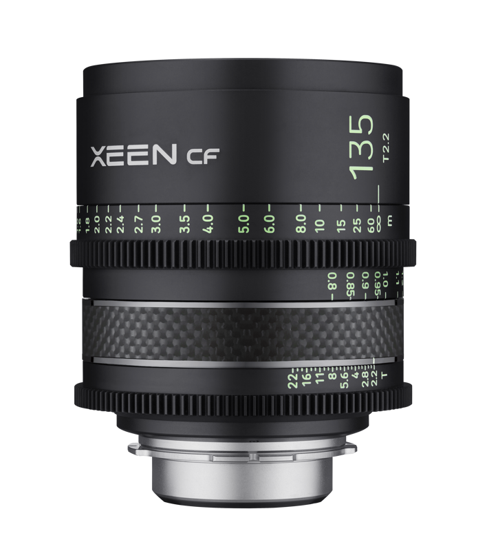 Samyang expands their cinematic Xeen CF series and introduces the new Xeen CF T2.2 135mm.