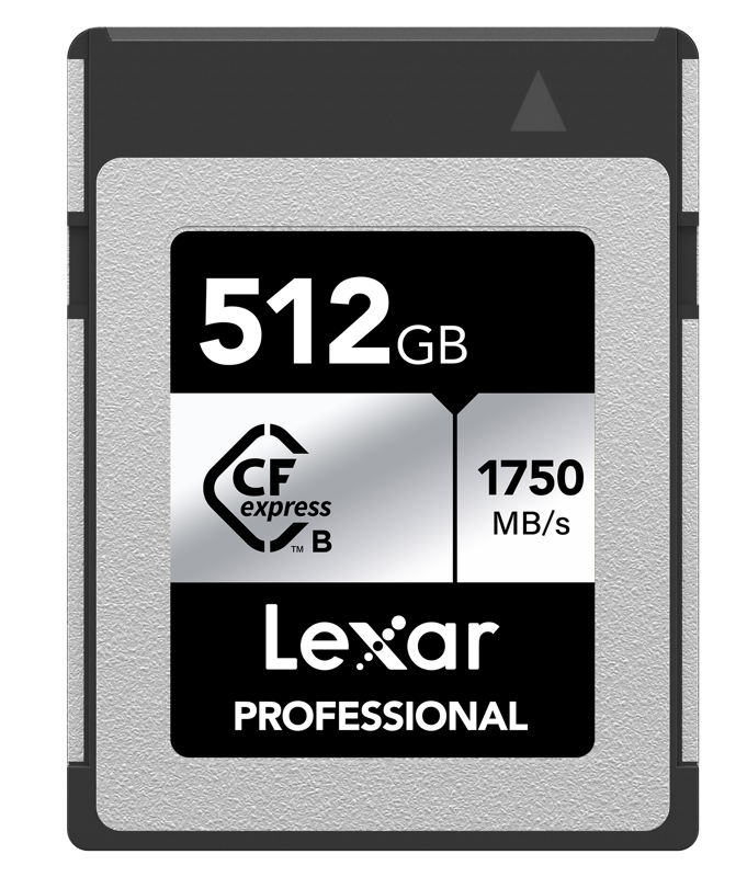 The Lexar Professional CFexpress Type B Card SILVER Series is designed to leverage the capabilities of next-level cinema cameras and high-resolution DSLRs