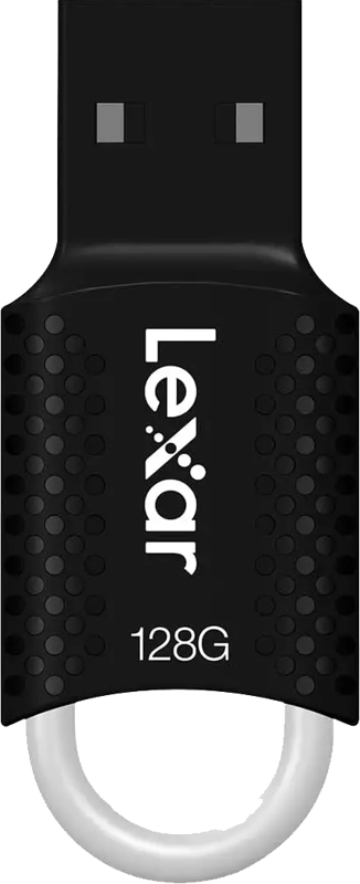 USB flash drive with a convenient key chain hole