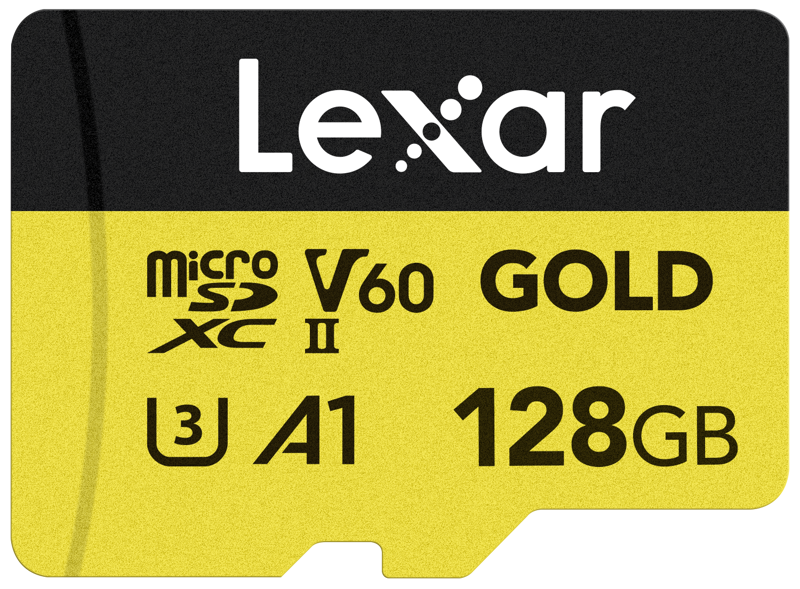 High-Speed Performance | Fast Video Capture | With V60 Class | Feature A2 ClassThe Lexar Professional GOLD microSDXC UHS-II Card is the perfect high-performance card for capturing drone and action camera footage and is also great for UHS-II portable gaming devices. Read speeds up to 280MB/s1allow you to quickly transfer massive amounts of files and load games fast while write speeds up to 180MB/s1 and a V60 rating let you capture high-quality images and extended lengths of Full-HD and 4K UHD video.