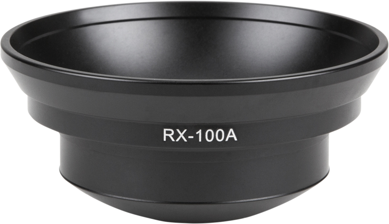 Bowl Adapter plate for use of Videoheads with 100mm ball on Sirui RX-4/5 serie tripods