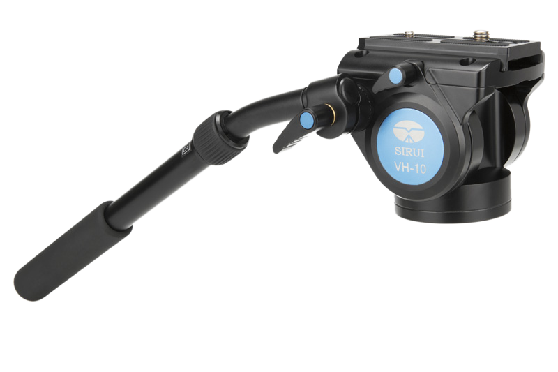 With a maximum load of up to 6kg this video tilt head has been designed specifically for DSLR and video cameras. Thanks to the sophisticated fluid system