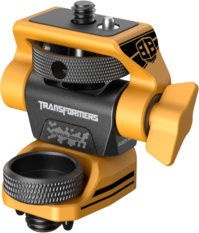 SMALLRIG 5520 Adjustable Monitor Support Compatible with ARRI 3/8''-16 Screws（BumbleBee Edition）