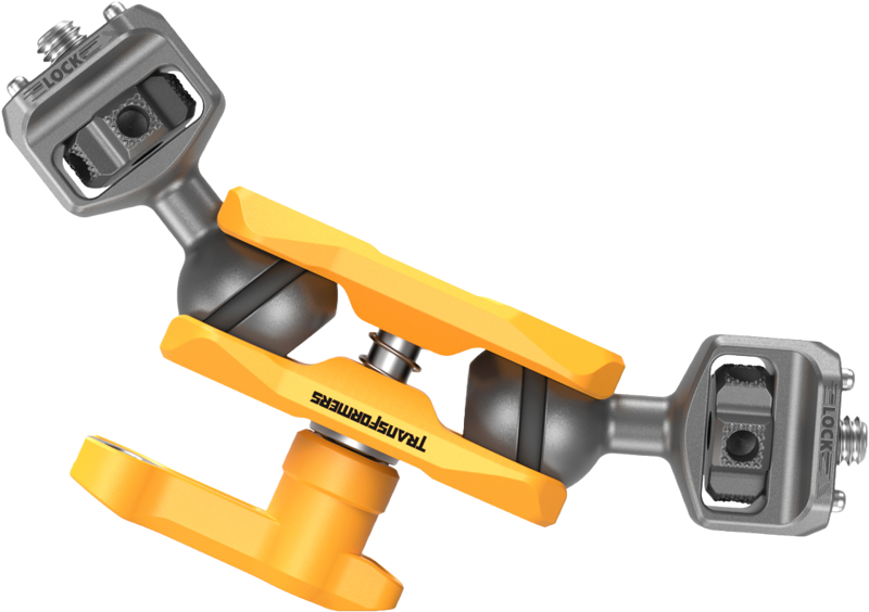SMALLRIG 5522 Magic Arm Support with Dual Ball Heads 1/4”-20 Screws（BumbleBee Edition）