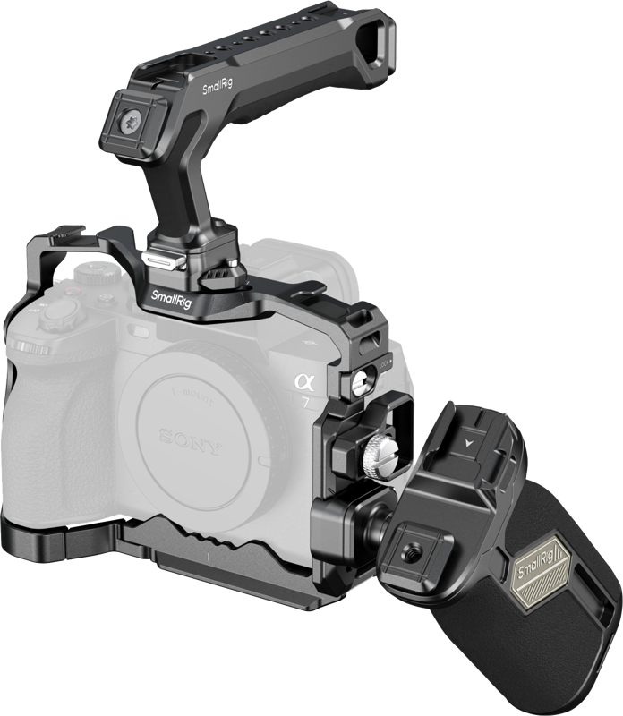 Expertly crafted to improve handheld shooting experience while offering comprehensive camera protection and versatile mounting options. This kit includes a cage