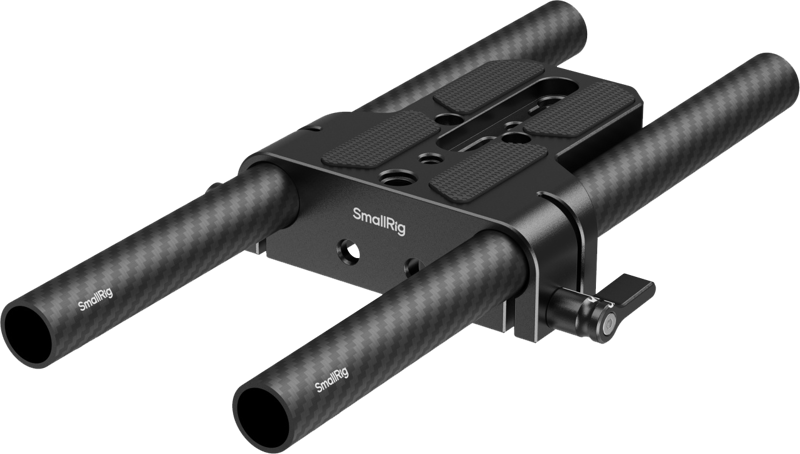 SMALLRIG 5609 Bottom Mount Plate with Dual 15mm Rod Clamp