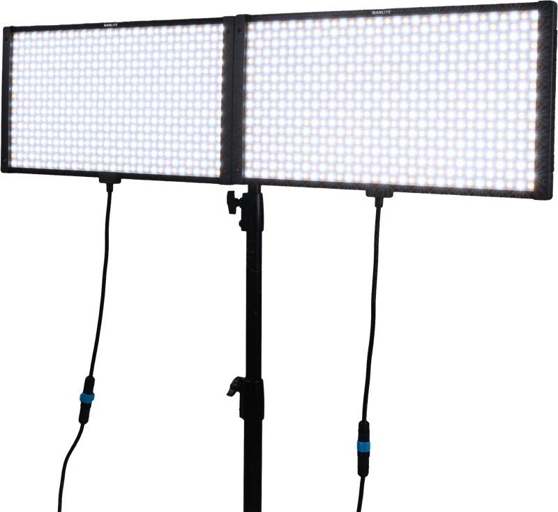 The Dual-Panel Coupler Kit joins two PavoSlim panels into a single large light source.