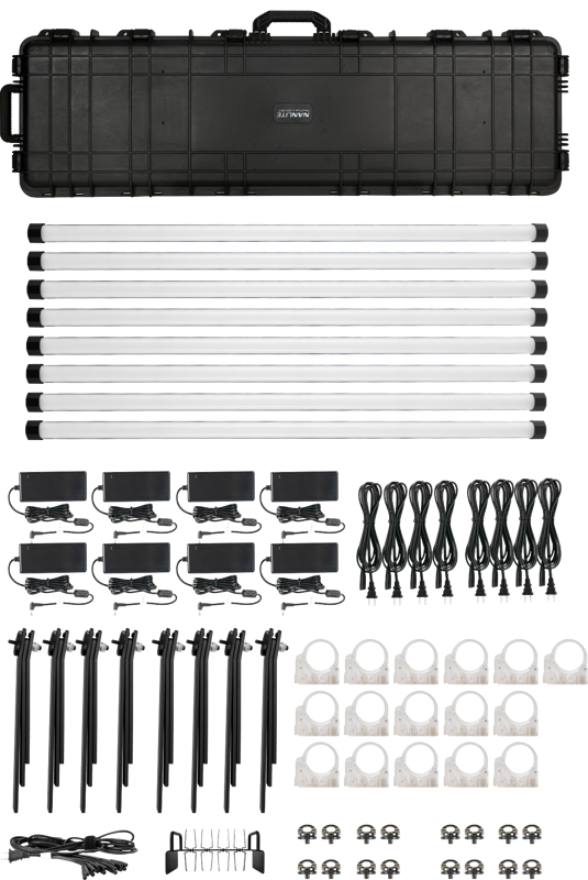 RGBWW LED pixel tube with color temperature range from 2700K-12000K