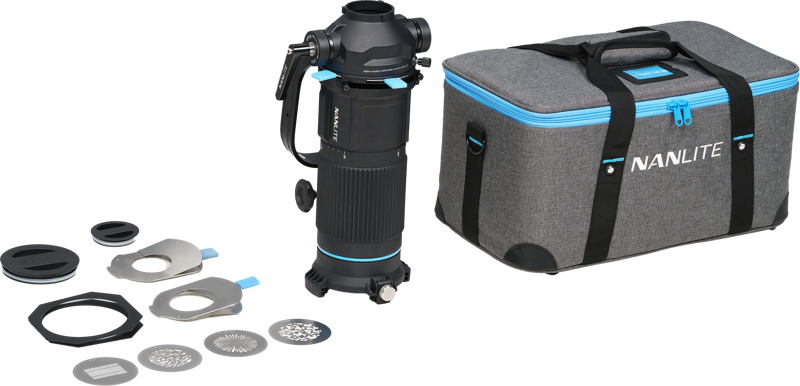 The Nanlite PJ-FMM-18-36 is a precision optical projection attachment designed for FM mount LED fixtures. It delivers clean