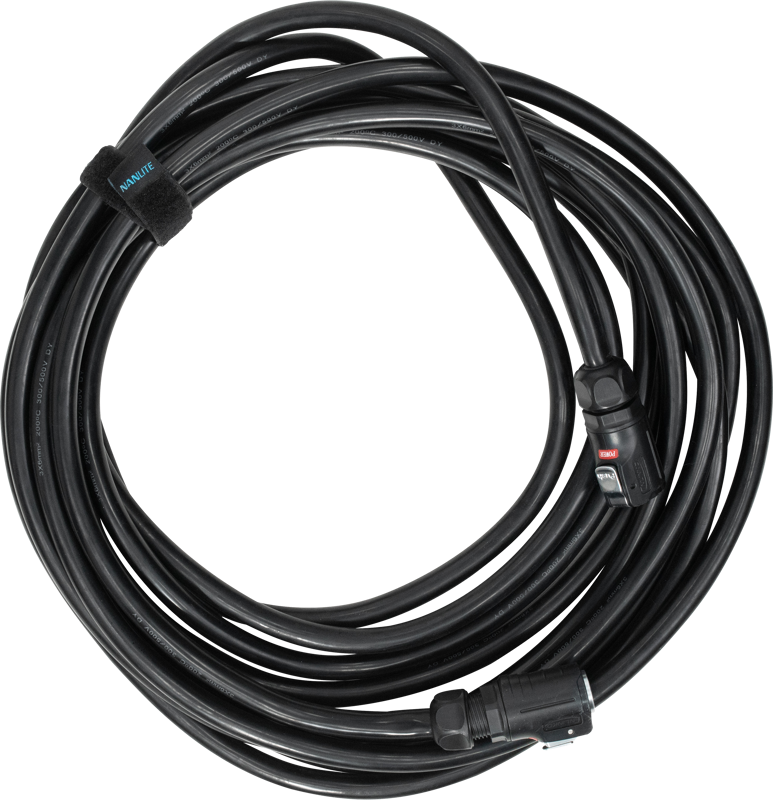 The 10m connection cable from Nanlux is a replacement for the original connection cable supplied with the Evoke 1200.