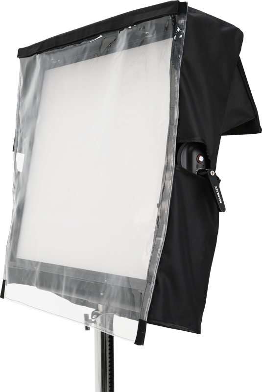 This removable fixture cover for Nanlux Dyno 1200C protects the fixture from rain or snow while providing sufficient space for heat dissipation during operation.