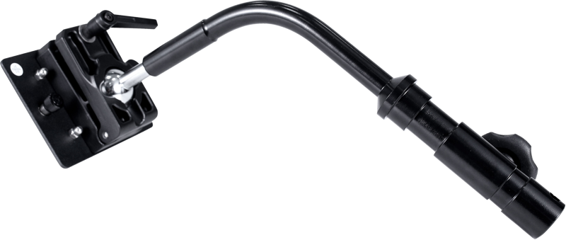 Central mount with ball head and gooseneck for TK-140B & TK-280B from Nanlux can be mounted in the center at the back of the fixture