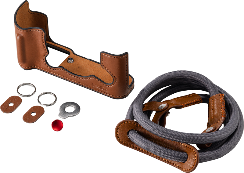 Designed to provide comprehensive protection while enhancing the camera's vintage appeal. Crafted from premium leather