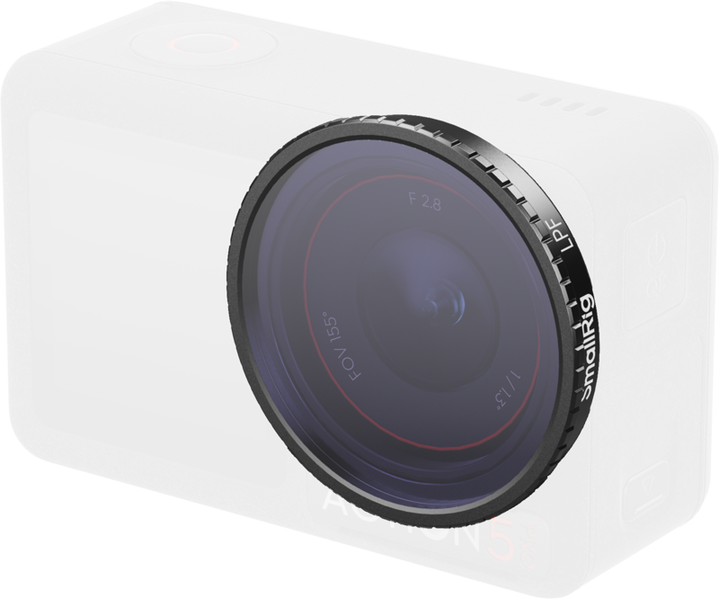 Specifically designed for the DJI Osmo Action 5 Pro / 4. It effectively reduces light pollution