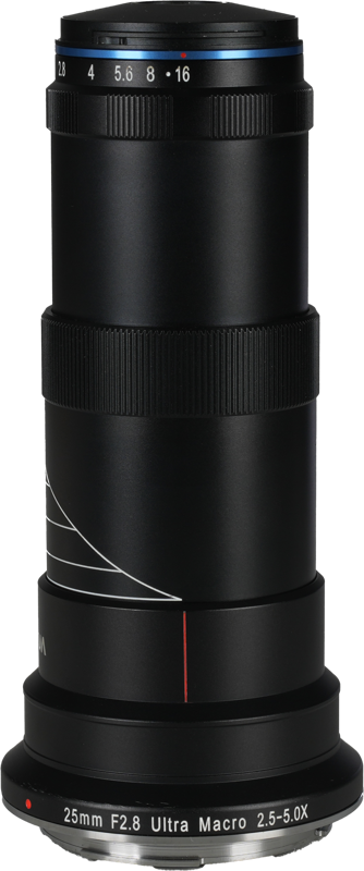 The Laowa 25mm f/2.8 2.5-5X Ultra Macro Lens is designed specifically for photographers passionate about extreme close-up photography. This specialized macro lens delivers extraordinary magnification ranging from 2.5x to an astonishing 5x life-size