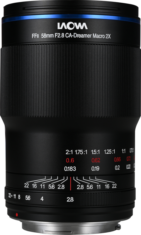 The Laowa 58mm f/2.8 2X Ultra Macro APO lens is a specialized macro lens designed to deliver exceptional close-up imaging with outstanding detail and clarity. With its versatile 58mm focal length