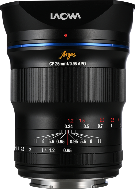 The Laowa Argus 25mm f/0.95 CF APO Lens is a high-performance ultra-fast prime lens designed for APS-C mirrorless cameras. With its bright f/0.95 maximum aperture
