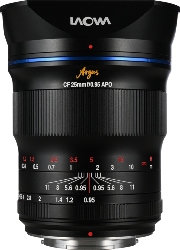 The Laowa Argus 25mm f/0.95 CF APO Lens is a high-performance ultra-fast prime lens designed for APS-C mirrorless cameras. With its bright f/0.95 maximum aperture