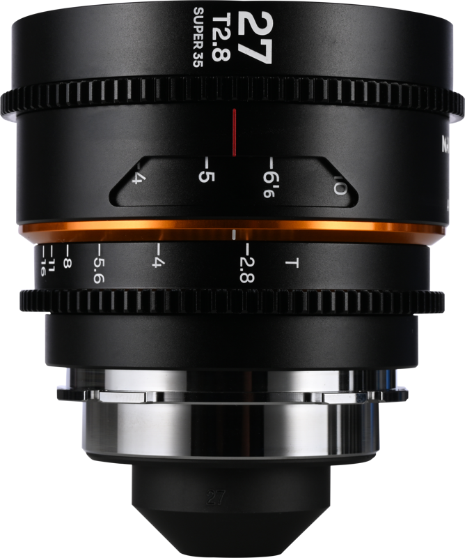 The Laowa Nanomorph 27mm T2.8 1.5X S35 Amber is a compact and lightweight anamorphic cine lens designed specifically for Super35 cinema cameras. Offering a 1.5x anamorphic squeeze