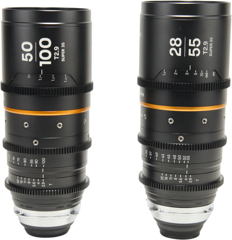 The Laowa Nanomorph Zooms 50-100mm & 28-55mm T2.9 1.5X S35 are a professional anamorphic zoom lenses designed for Super 35 sensors. Offering a 1.5X anamorphic squeeze