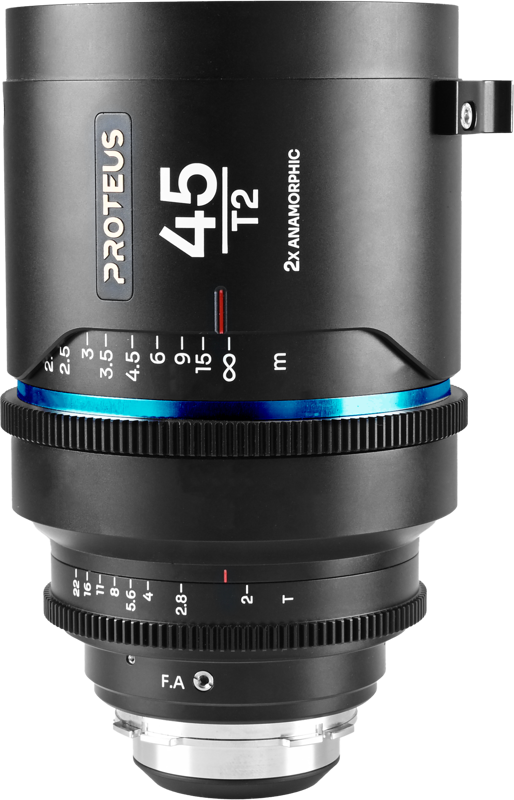 The Laowa Proteus 2X Anamorphic 45mm T2 is a professional cine lens designed to deliver a cinematic anamorphic look with unparalleled image quality. With a 2X squeeze ratio