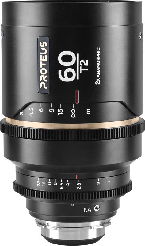 The Laowa Proteus 2X Anamorphic 60mm T2 cine lens provides filmmakers with a powerful telephoto perspective