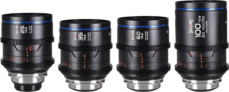 The Laowa Sword Cine 4-Lens Bundle includes the 25mm