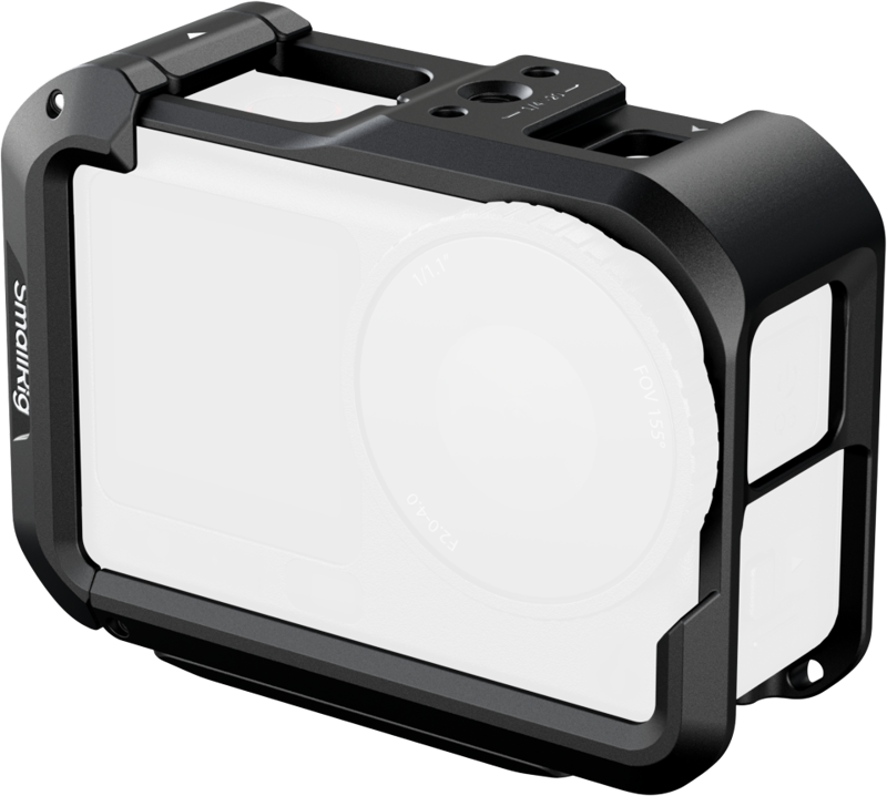 Designed specifically for the DJI Osmo Action 6. This full-cover metal cage provides robust impact protection while ensuring unobstructed access to all buttons and ports. Multiple expansion interfaces enable seamless accessory attachment