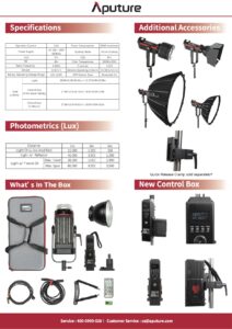 APUTURE Light Storm C300d MKII kit (V-mount)
