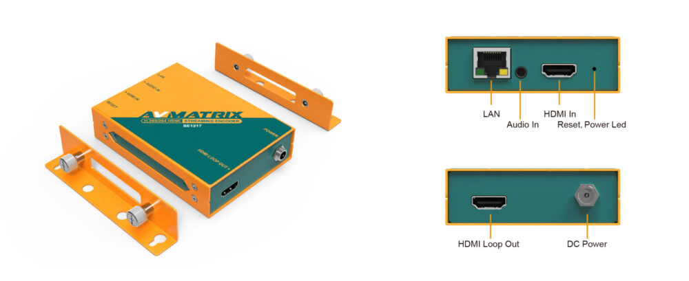AVMATRIX SE1217 H.264/265 HDMI streaming encoder