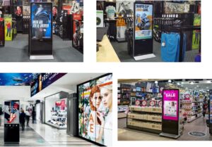 Digital signage monitors