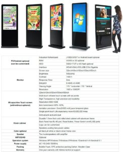 Digital signage monitors
