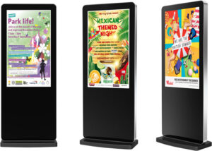 Digital signage monitors