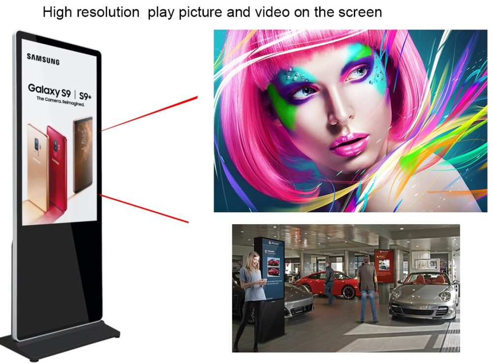 Digital signage monitors