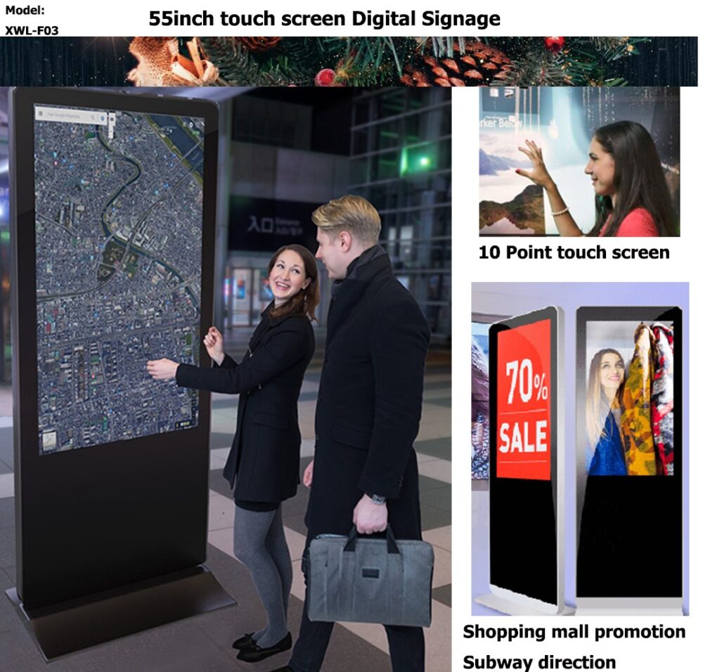 Digital signage monitors