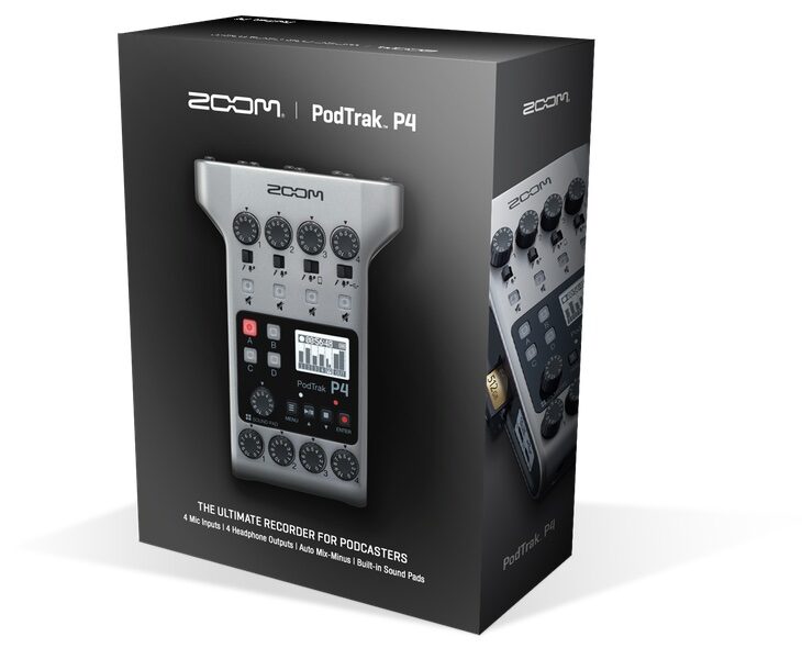 ZOOM P4 PodTrak - podcasting mixer and interface