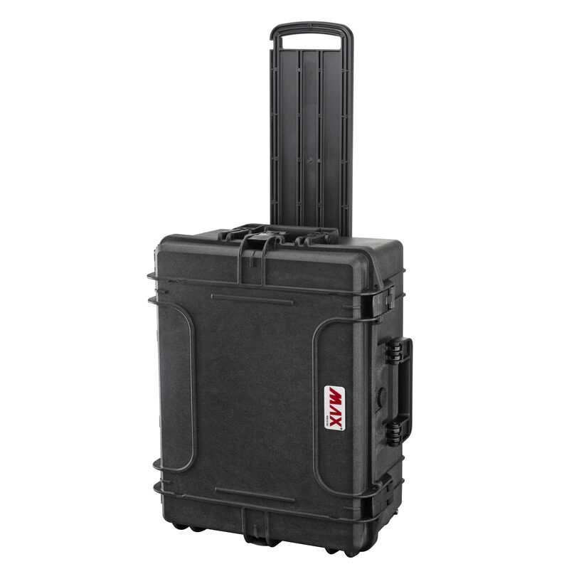 PANARO MAX540H245CAMTR waterproof case, trolley, black, padded dividers