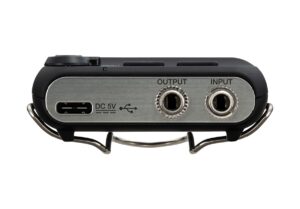 ZOOM F2 field recorder and lavalier mic