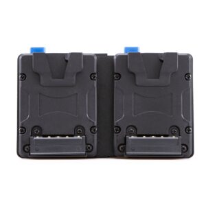 FXLION Nano dual V-mount plate with hot-swap function