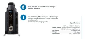 DIGITEX DGT-BP2 kahe pesaga V-lock akulaadija