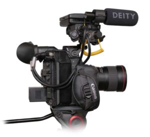 DEITY V-LINK XLR phantom power to 3.5mm TRS cable