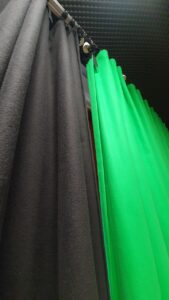 Black Molton 300g/m2 (flame retardant)